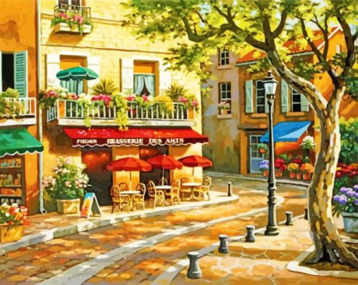 Brasserie Des Arts Paint By Numbers