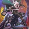 Drizzt Dourden paint by numbers