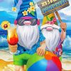 Funny Summer Gnomes paint by numbers