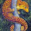 Aesthetic Pangolin paint by numbers