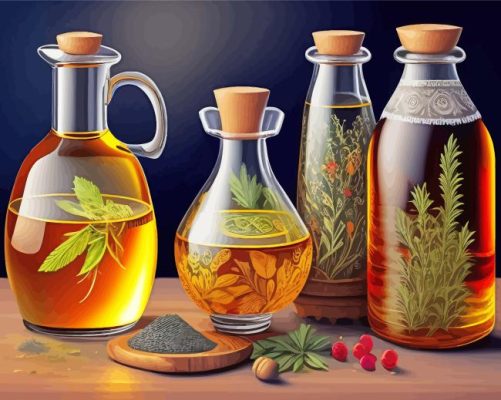 Culinary Herbs paint by numbers
