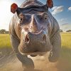 Running Rhinoceros paint by numbers