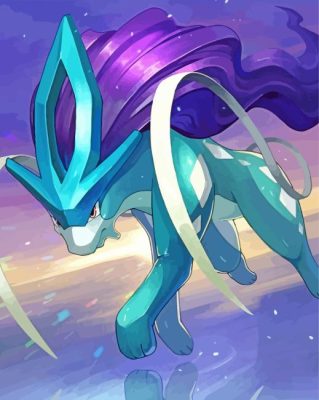Suicune Art Paint By Numbers 