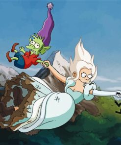 Bean Elfo Luci Paint By Numbers