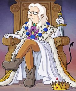 Princess Bean paint by numbers