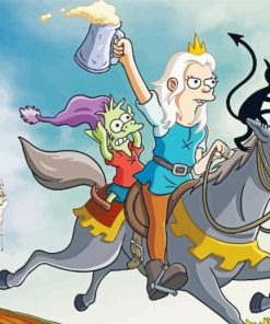 Bean Elfo And Luci Paint By Numbers