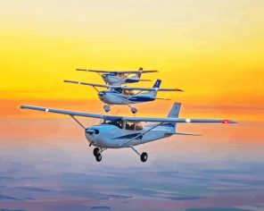 Cessna Planes Paint By Number