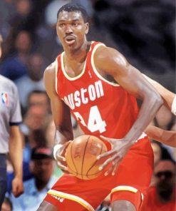 Hakeem Olajuwon Paint By Numbers