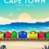 Beach Huts Muizenberg Paint By Numbers