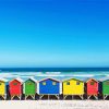 Muizenberg Beach Huts Paint By Numbers