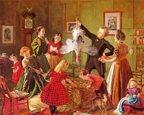 Victorian Christmas Paint By Numbers 