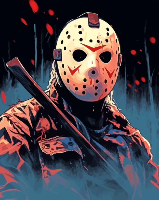 Jason Voorhees Paint By Numbers - Numeral Paint Kit