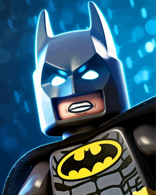 Aesthetic Lego Batman Paint By Numbers - Numeral Paint Kit