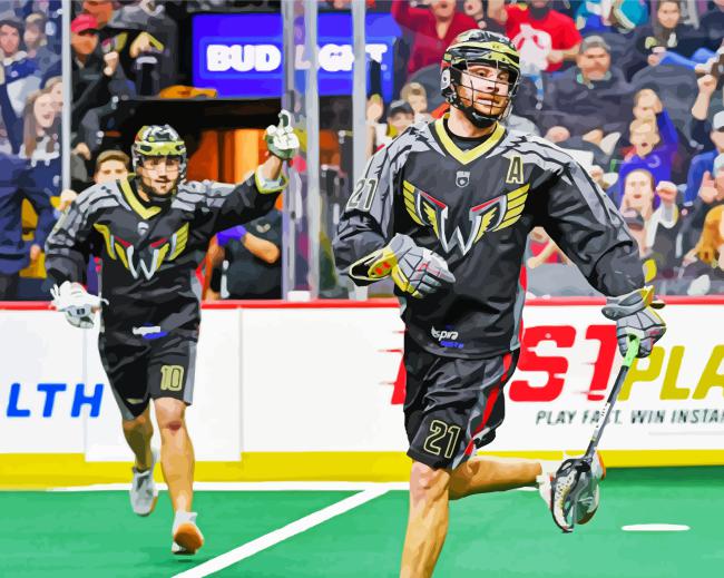 Philadelphia Wings Lacrosse Paint By Numbers Numeral Paint Kit