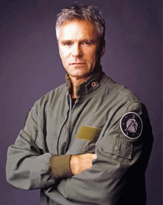 Cool Richard Dean Anderson Paint By Numbers