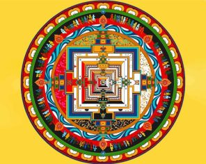 Kalachakra Mandala Paint By Numbers