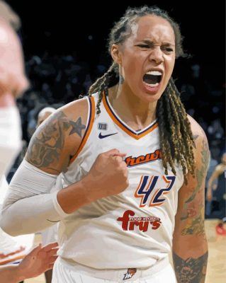 Basketballer Brittney Griner Paint By Numbers