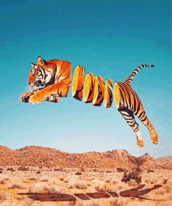 Running Caracal Paint By Numbers