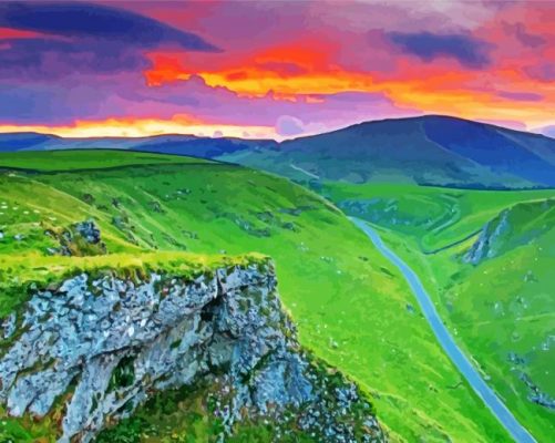 Peak District National Park Paint By Numbers