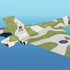 Vulcan Plane paint by number