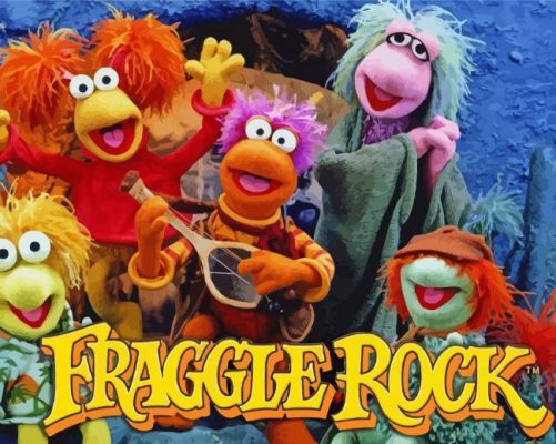 Cool Fraggle Rock Paint By Numbers