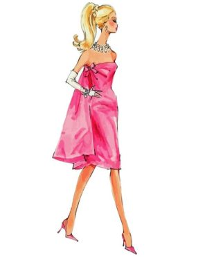Barbie In Pink Paint By Numbers