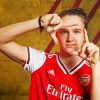 Footballer Viviane Miedema Paint By Numbers