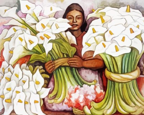 Diego Rivera painting by numbers