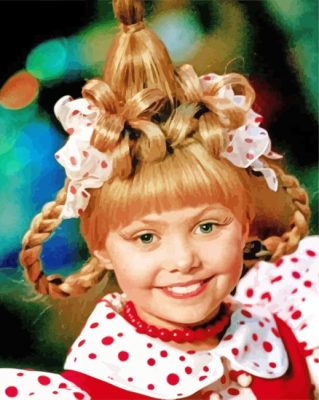 Adorable Cindy Lou Who Paint By Numbers 