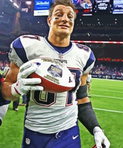 Gronk Rob Gronkowski Paint By Numbers