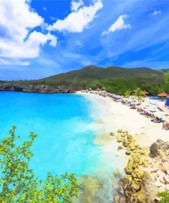 Kenepa Grande Curacao Paint By Numbers