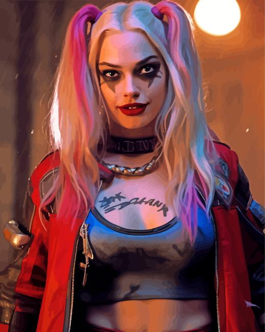 Harley Quinn Paint By Numbers Numeral Paint Kit