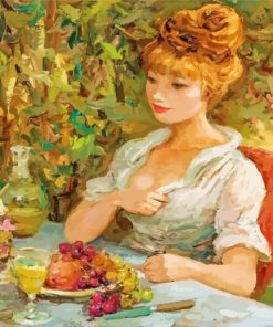 Classy Woman By Marcel Dyf Paint By Numbers