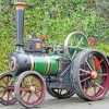 Green Traction Engine Paint By Numbers