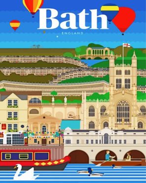 Bath England Paint By Numbers