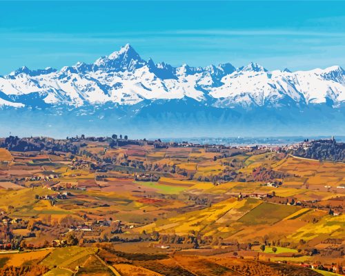 Piedmont Mountains Paint By Numbers