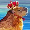 The Capybara Queen Paint By Numbers