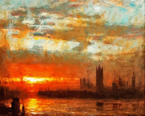 Westminster Sunset Paint By Numbers