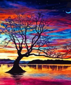Lonely Tree Paint By Numbers