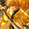 Zenitsu Demon Slayer Paint By Numbers