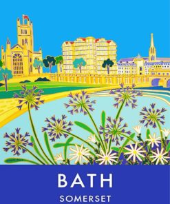 Poster Bath England Paint By Numbers