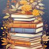 Aesthetic Autumn Books Paint By Numbers