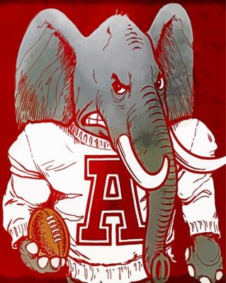 Big Al Mascot Paint By Numbers