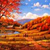 Fall Scene Paint By Numbers