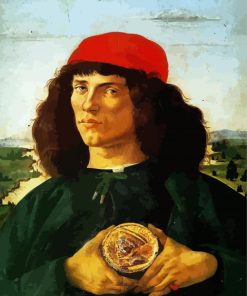 Portrait Of A Man With A Medal Paint By Numbers