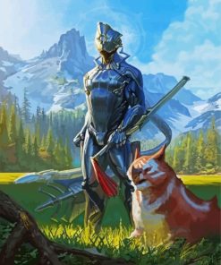 Warframe Character Video Game Paint By Numbers