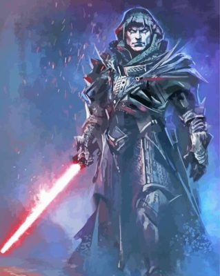 Darth Bane Star Wars Paint By Numbers