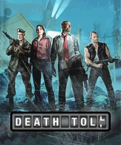 Death Toll Poster Paint By Numbers