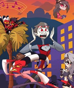 Helluva Boss Characters Paint By Numbers