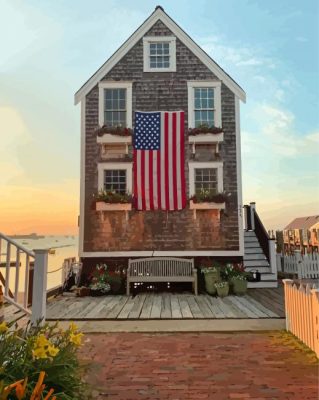 The Warf House Provincetown Paint By Numbers